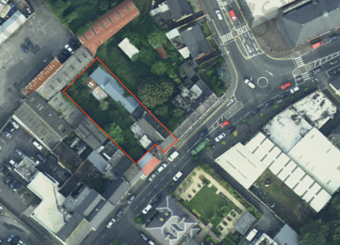 Aerial view of 5 Pearse Street site