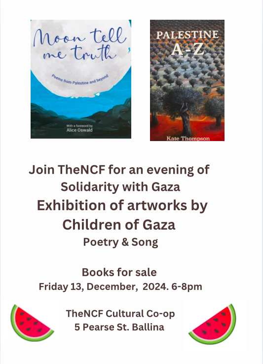 Art, Poetry & Song: An Evening of Solidarity with Gaza